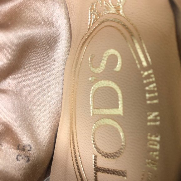 TOD'S BALLERINA SHOES NEW SIZE 35 - Picture 2 of 7